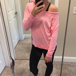 Victoria Secret small pink off the shoulder